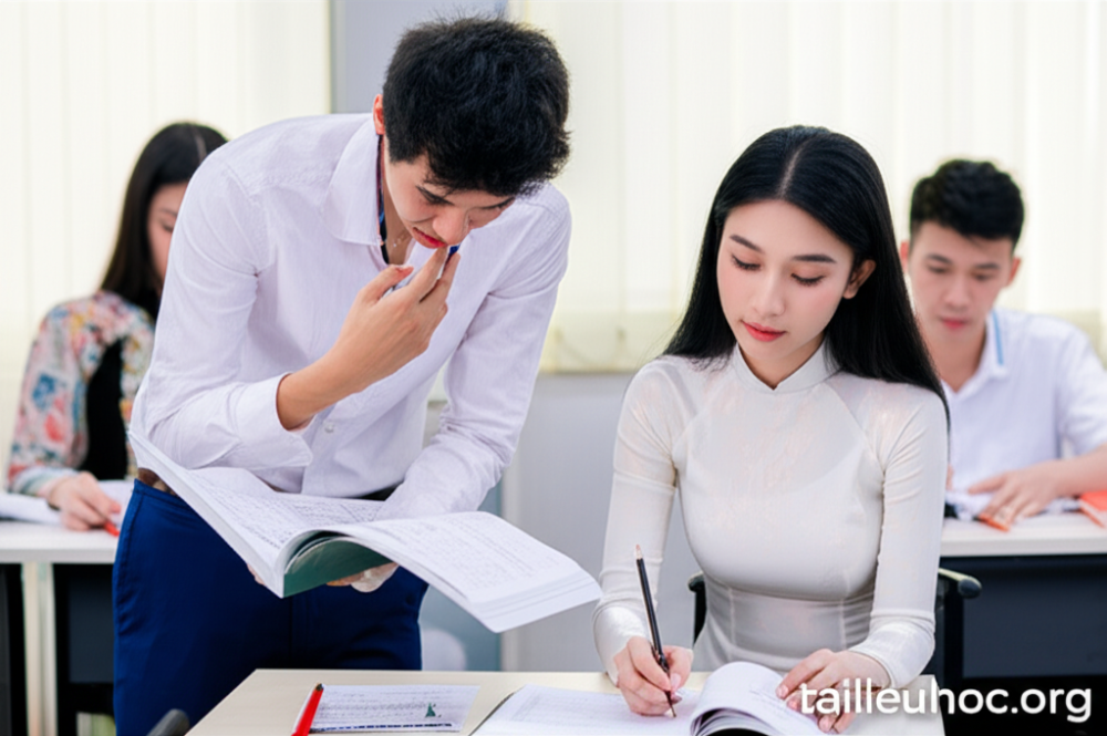 tailieuhoc Kham pha cau truc noi dung va bi quyet giai Bai Tap Cuoi Khoa Mo un 3 Ngu Van THPT hieu qua. Huong dan on tap trong tam e at ket qua cao
