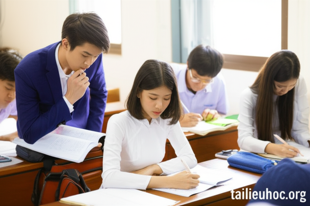 tailieuhoc Tong hop e Thi Giua Hoc Ky 1 Ngu Van 12 Nam 2022 2023 Co ap An e 1 giup hoc sinh lop 12 on tap hieu qua lam quen cau truc e va at iem cao trong ky kiem tra giua ky